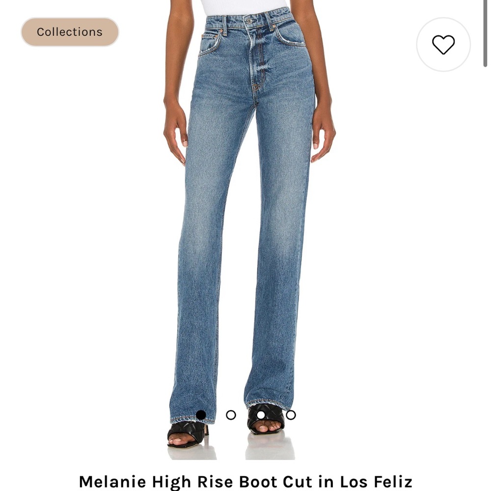GRLFRND Melanie High Rise Boot Cut in Los Feliz